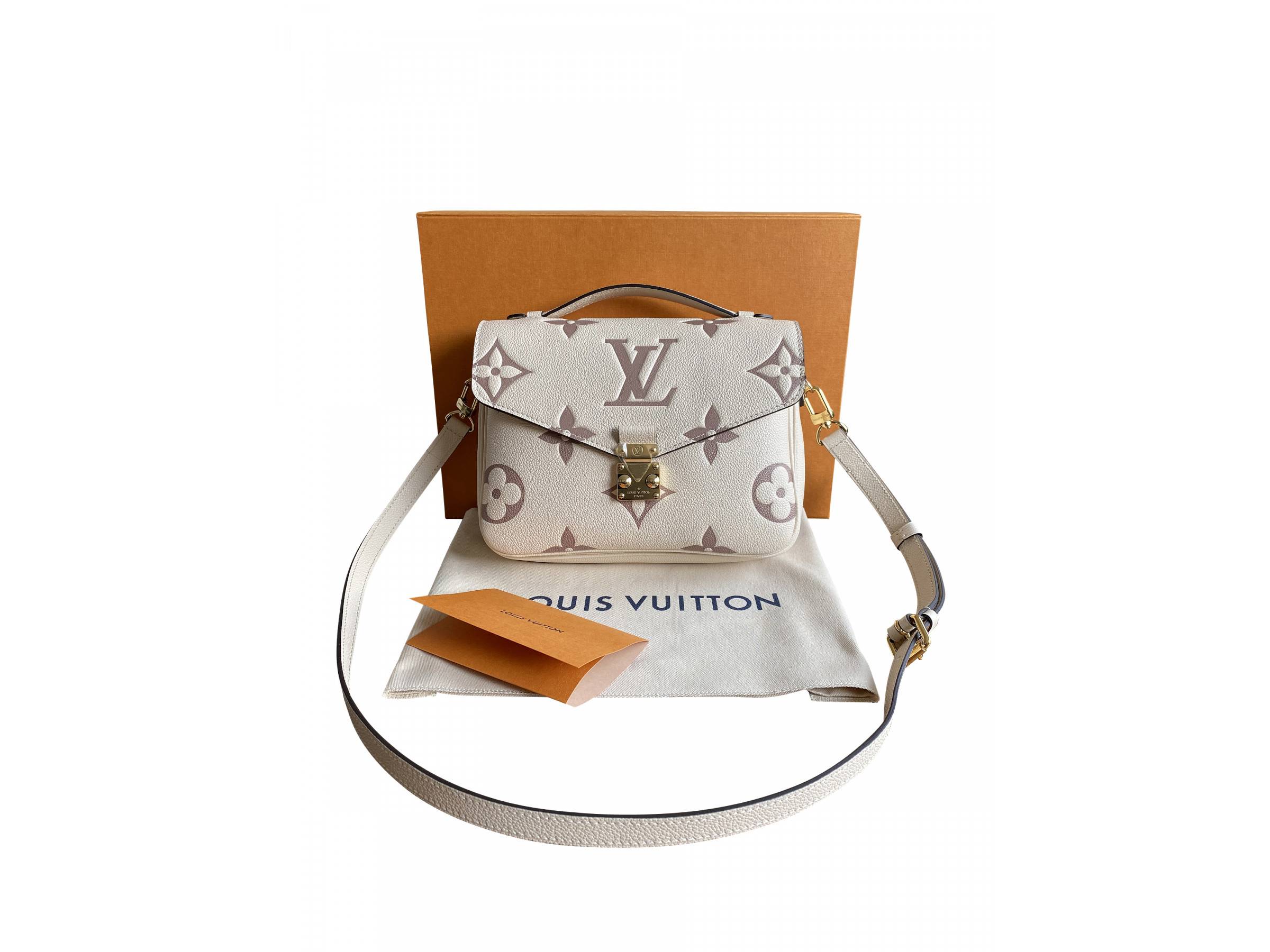 VERKAUFT - Louis Vuitton M45596 Pochette Metis Métis Monogram Empreinte  Leder mit Rechnungsbeleg * NIE getragen