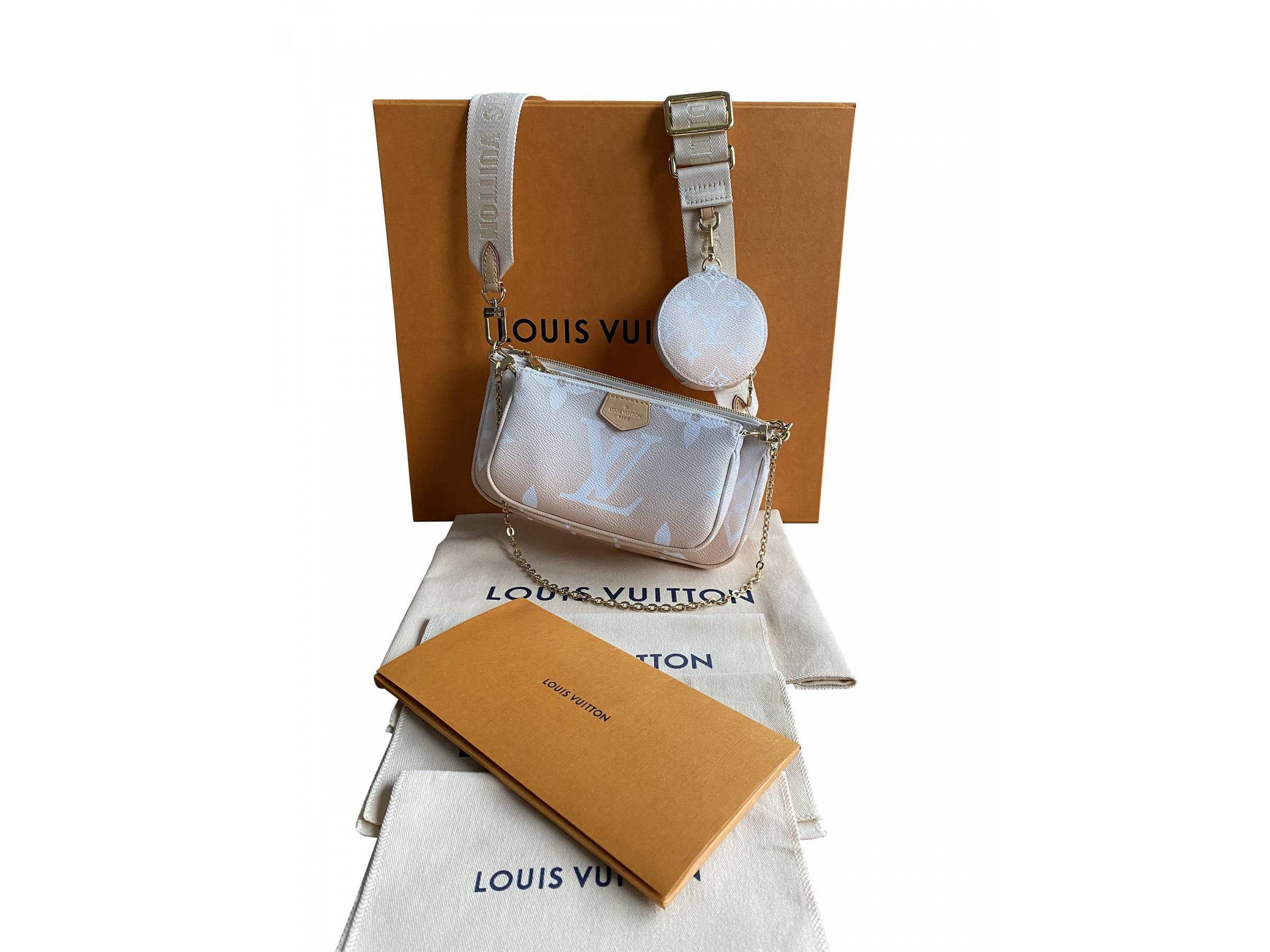 VERKAUFT - Louis Vuitton M57634 Multi Pochette Pool Brume